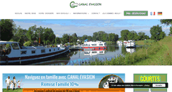 Desktop Screenshot of canal-evasion.fr